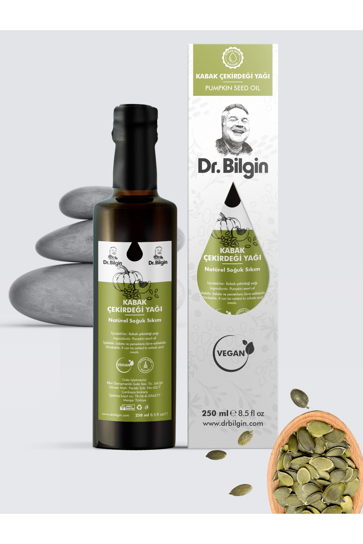 Dr.Bilgin Kabak Çekirdeği Yağı 250 ml